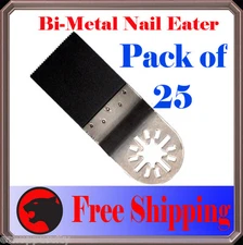 25 Pcs Nail Eater Oscillating Multi Tool Saw Blade Fein Multimaster Bosch Bosch