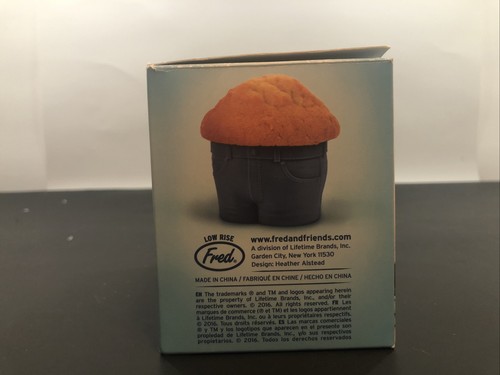 Muffin-Tops 4 Cupcake Muffin Molds Silicone Baking Cups Novelty By Fred - Picture 2 of 5