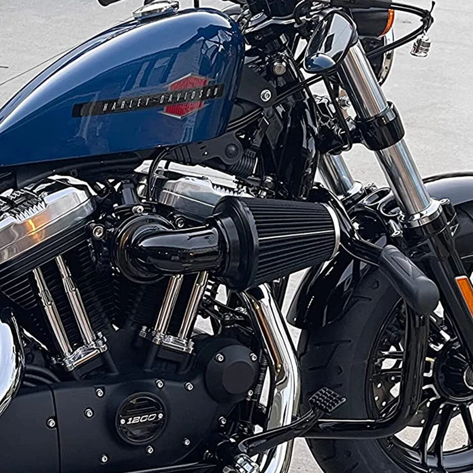 Cone Air Cleaner filter for harley Sportster XL883 XL1200 IRON 883 48 XL1200V 72 - Image 2 of 4