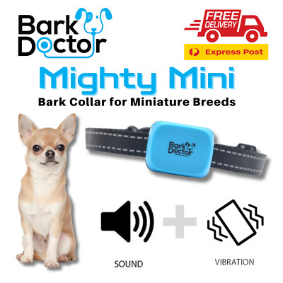 Bark Doctor Mighty Mini 3.0 Bark Collar PERFECT FIT CHIHUAHUAS Sound Vibration