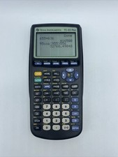 Texas Instruments TI-83 Plus Graphing Calculator Black w/Cover Tested Works