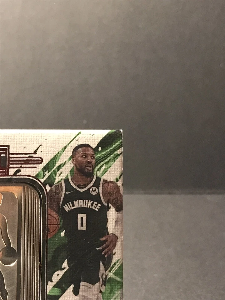 2023-24 Panini Impeccable NBA Logo International Damian Lillard /8 #26 - Image 3 of 4