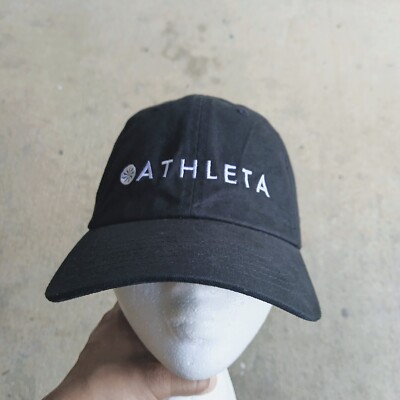 Athleta Glued Logo Strapback Running Lightweight Hat Cap Lightweight Hats | Athleta main image 2