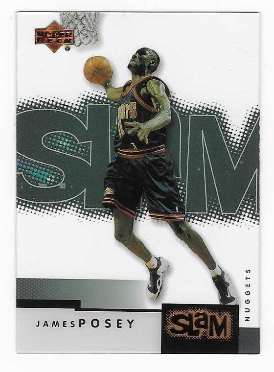 2000-01 Upper Deck Slam James Posey Denver Nuggets #15 Acetate