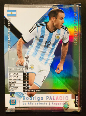 2013-14 Panini WCCF EXTRA Argentina Superstars Rodrigo Palacio refractor card