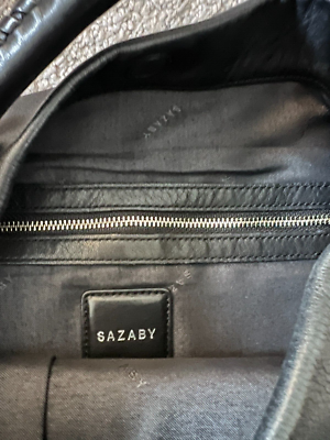 Sazaby Leather Bag from Japan, soft leather, authentic Black Color