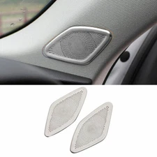 For Audi A3 S3 2014-2020 Silver Titanium Inner A Post Speaker Sticker Cover Trim
