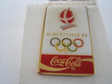 1992 Albertville Olympics Pin Coca Cola Vintage