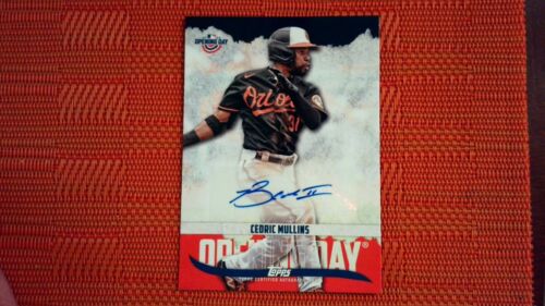 2022 Topps Opening Day #ODA-CM Cedric Mullins Autograph Baseball - Picture 1 of 2