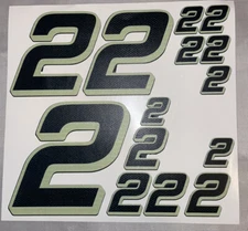 Discounted - Black Carbon Fiber W/ Light Greenish  #2  R/c    Decals Box L4