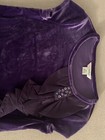 New Beautiful Velour Girl Dress Size 3T Color Purple — photo 3