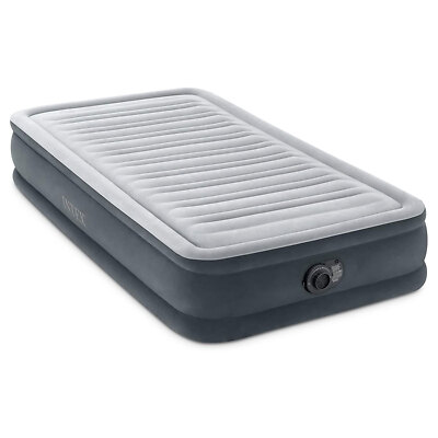 Intex Luftbett Comfort-Plush Twin 191x99x33cm Luftmatratze Reisebett Gästebett