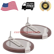 2pcs New Battery 180 degree For VL2020 BMW Key Remote Fob Rechargeable PANASONIC