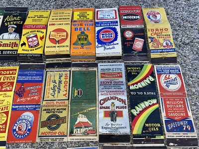 コレクション Vintage Oil Gas Advertising Matchbooks 40 different Vintage Oil Gas Petroleum Advertising Matchbooks