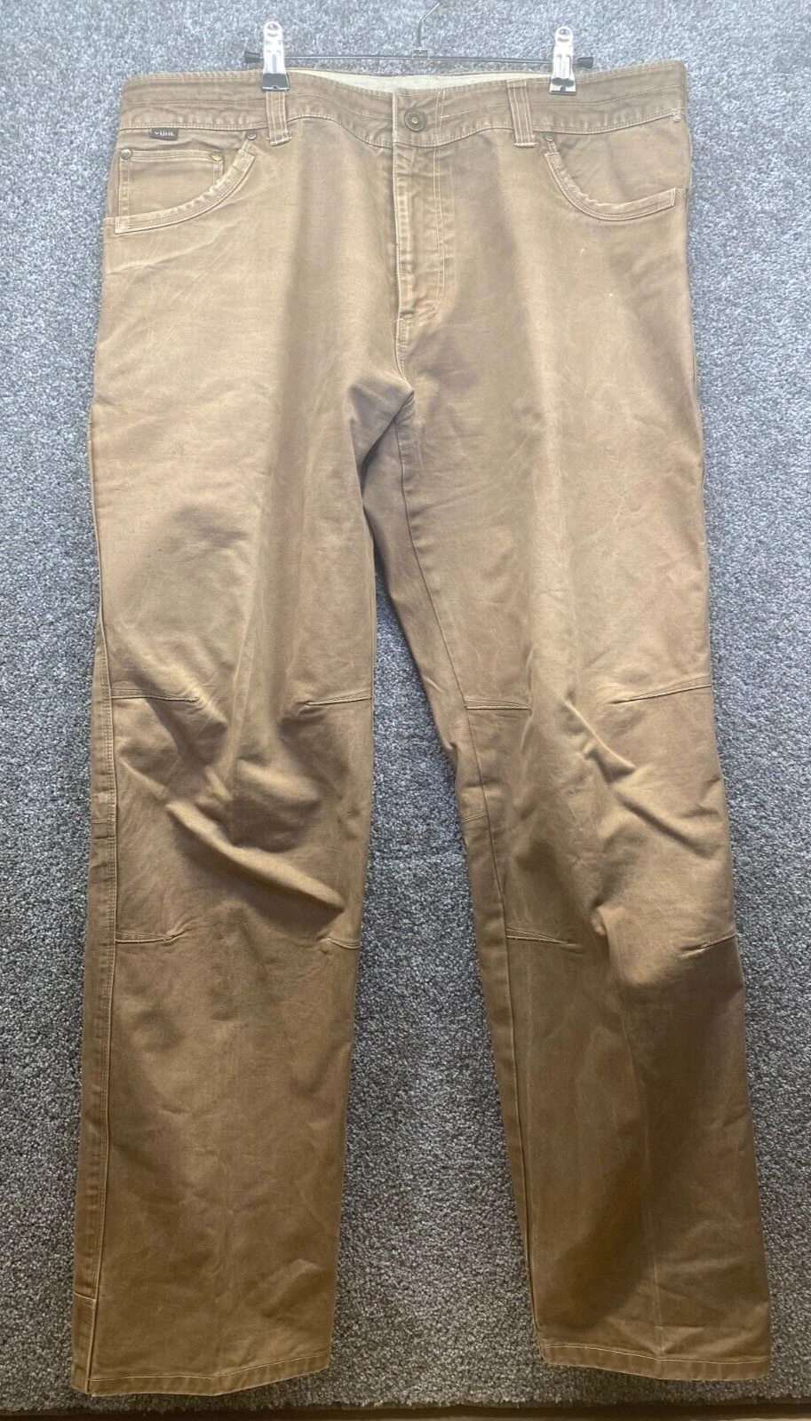 Kuhl Pants Mens 38x32 Brown Rydr Khaki Patina Dye Full Fit Hiking Outdoors Camp
