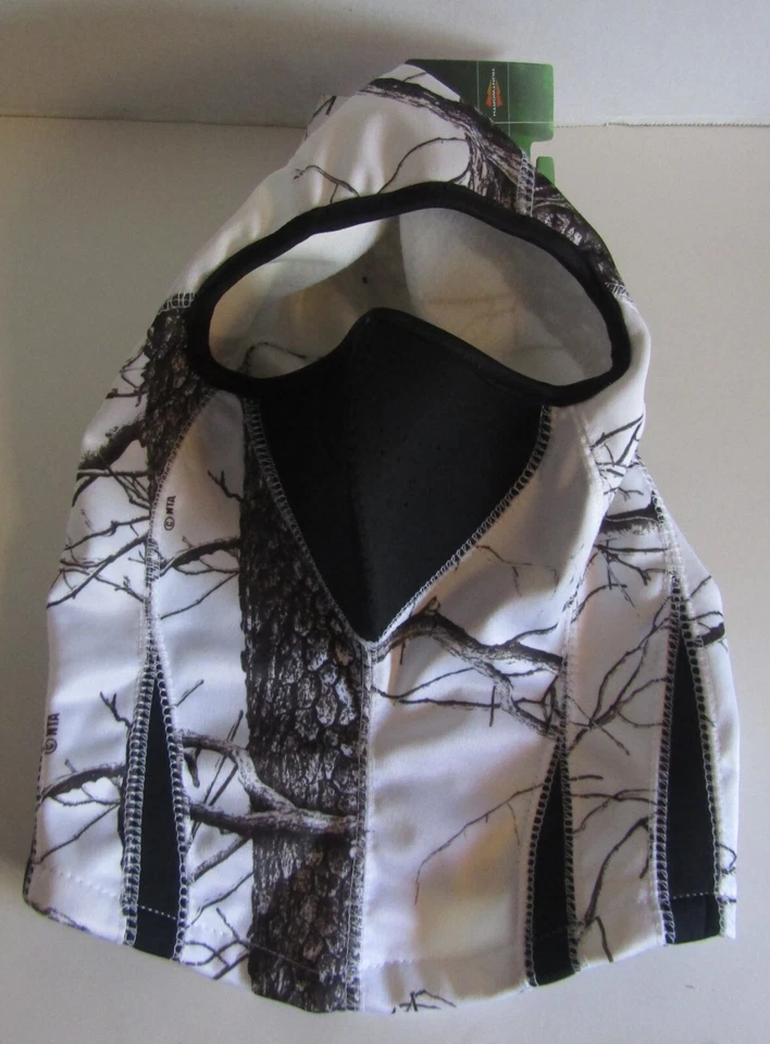 Huntsworth Oak Tree Snow Camo Balaclava Hood  sz  L/XL Tri-Laminate New with Tag - Image 2 of 2