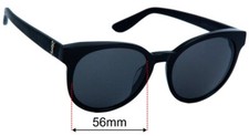 SFx Replacement Sunglass Lenses fits Saint Laurent SL M25/K - 56mm Wide