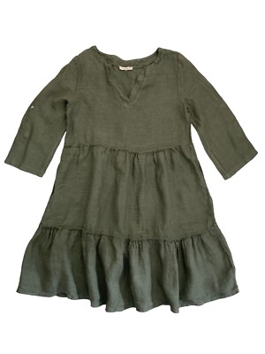 mariana linen dress Blue Solis Print Bow Mini Mariana Dress  SABO