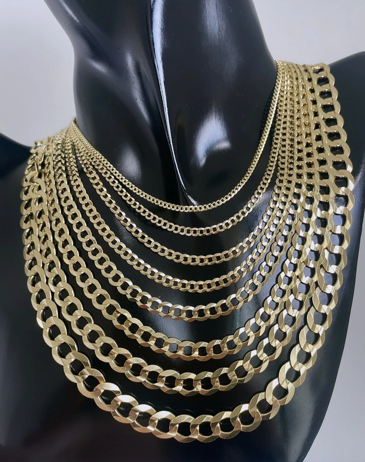 14K Yellow Gold Rolo Paperclip Chain Necklace - Paperclip Rolo Chain - Link Chain Necklace Pendant Chain 2.5mm, 18 inch