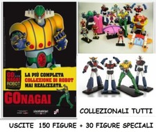 DYNAMIC GO NAGAI ROBOT COLLECTION GAZZETTA SPORT YAMATO JEEG GOLDRAKE FABBRI