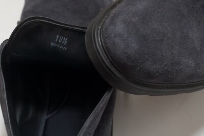 HOGAN Mens Navy Suede Leather Desert Boots Size UK 10 1/2  display picture 3