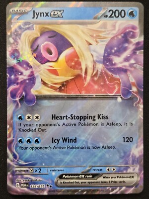 Jynx ex 124/165 S&V 151 Extended Art Double Rare Holo Pokémon
