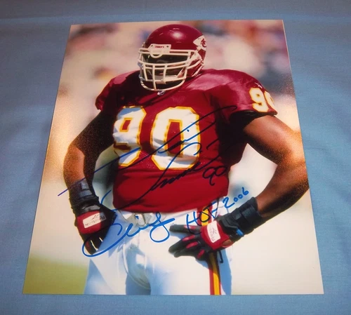 Kansas City Chiefs Neil Smith Signed Autographed 8x10 Photo HOF 2006 COA