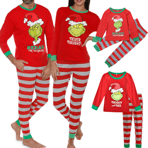 Family-Matching-Christmas-Pajamas-Set-Women-Kids-Baby-Xmas-Sleepwear-Nightwear