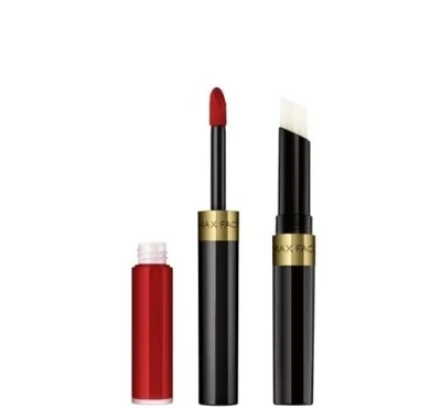 Max Factor Duo Lippenstift Lipfinity Kleidung 24h 135 Lavish Glamour Neu - Bild 1 von 2