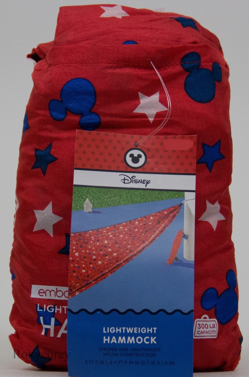 Disney Embark Mickey Mouse Lightweight Hammock NWT