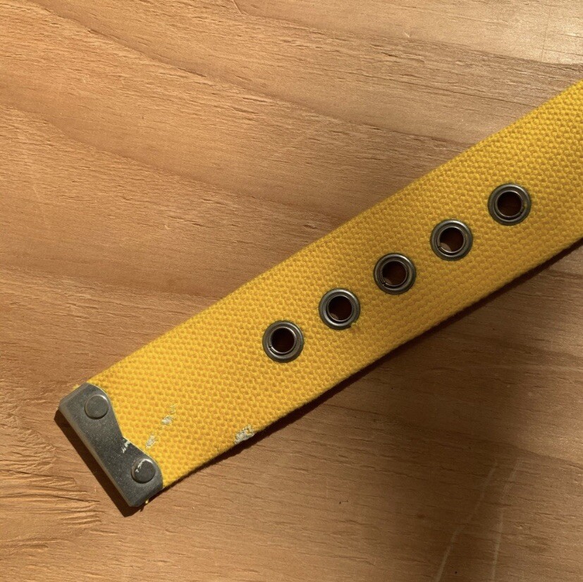 Vintage 90s ESPRIT Japanese Wide Canvas Belt, size M vintage 90s esprit yellow canvas belt | eBay main image 2