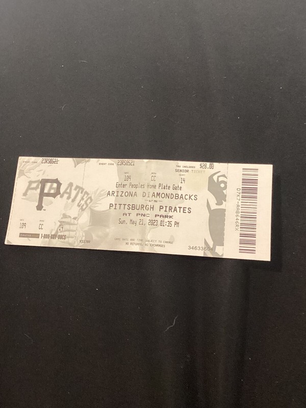 PITTSBURGH PIRATES vs ARIZONA DIAMONDBACKS - 21 MAY 2023 - PNC Park 