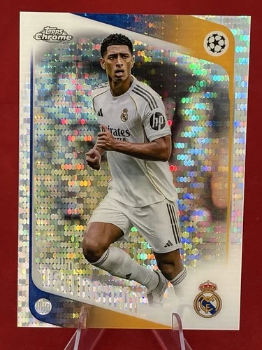 2025-26 Topps Chrome UEFA Club Competition Jude Bellingham Pulsar Refractor #64