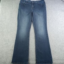 NYDJ Barbara Bootcut Jeans 16 Medium Wash Lift Tuck 34x31 Denim Stretch High