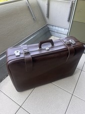 Vintage Lederkoffer 70x50 cm 50er/60er Braun Reisekoffer Sammler
