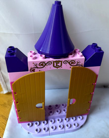 LEGO DUPLO  6153 & 6154 Cinderella&rsquo;s Castle And Carriage Sets 98% complete READ
