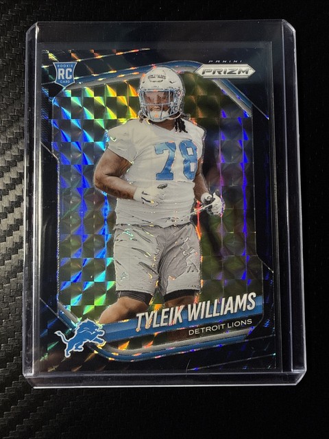 2025 Panini Prizm Tyleik Williams Black Finite 1/1 (RC)