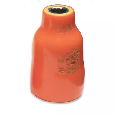 Cementex IS38-06M Insulated 3/8 Square Drive Socket, 6mm