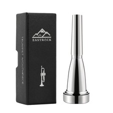 Trumpet Mouthpiece 3C Silver Plated Bullet Shape Vaccum Package