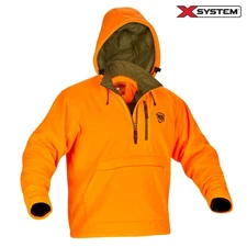 ArcticShield Men's Zip Hunting Fleece, Blaze Orange