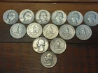 1964-D Washington Quarter, 25c, Extremely Fine, SILVER, READ, (S50)