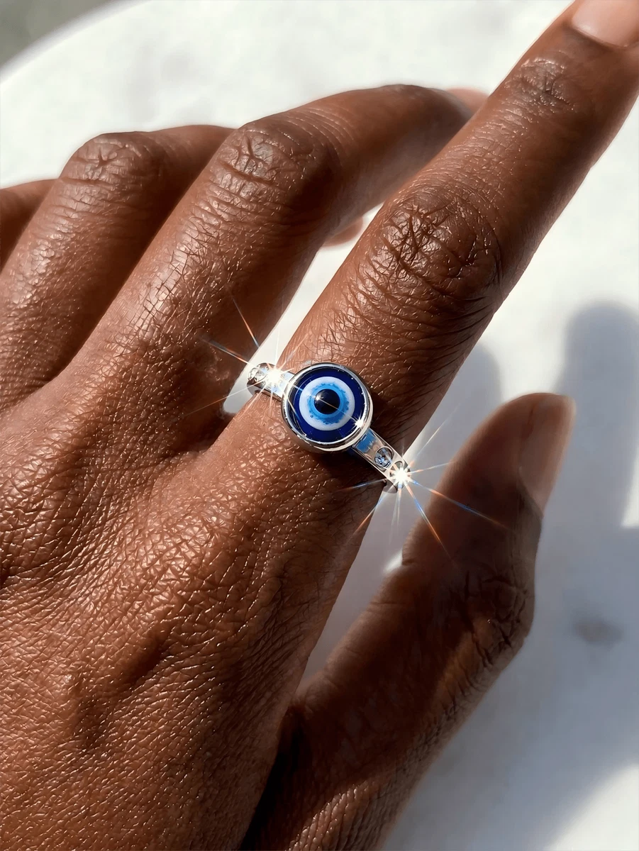 EMPORIO ARMANI アルマーニ Evil Eyeリング セット 箱付 Evil Eye Ring for sale | eBay