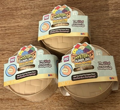 Five Below RMS Mini Metallic Dumpling Squishy Mystery Bun - Lot Of 3 (Sealed)