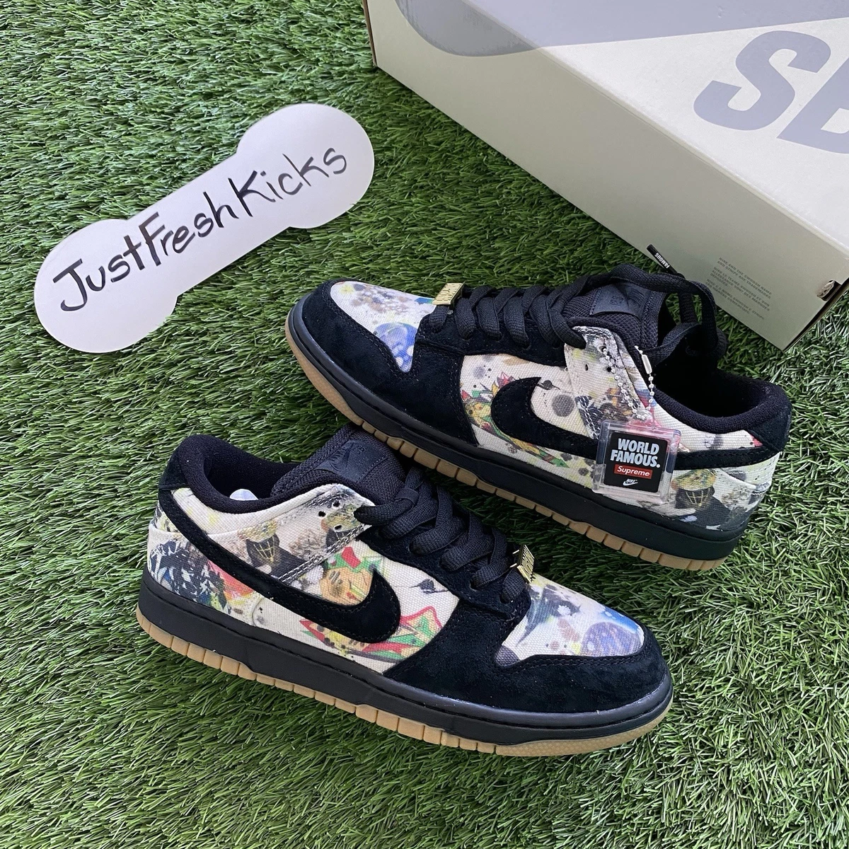 Nike SB Dunk Low x Supreme Rammellzee for Sale | Authenticity