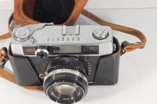 Vintage Taron Marquis 35mm Rangefinder Film Camera w/ Taronar 45mm f/1.8 Lens