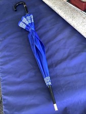 Givenchy Umbrella Monogram 21" Radius 37.5" Diameter Octagon 8 rib Vintage