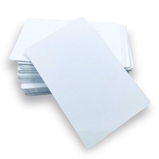 50pcs Thick 0.45mm Sublimation Metal Business Cards Aluminum Blanks 3.4x2.1X0...