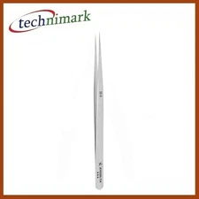 Excelta SS-S Style Swiss Tweezer With Straight Fine Point Tip, 5.5"