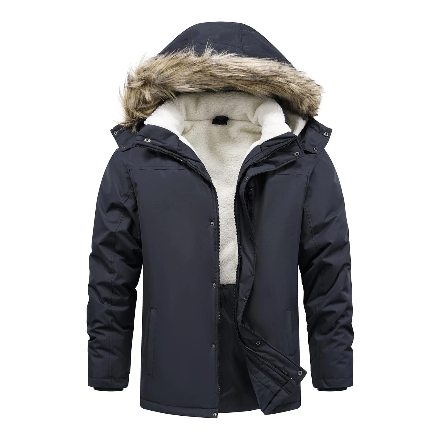 NWT Winter Parka Jacket, Windproof Water-Resistant Ski Snow Large