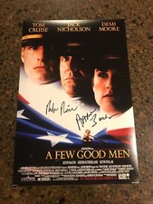 * ROB REINER & AARON SORKIN * signed 12x18 photo poster * A FEW GOOD MEN * 3